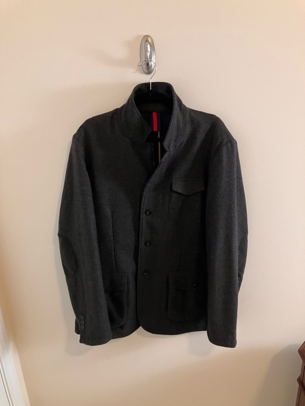 Cremieux Blazer Jacket in Gray/Grey/Black Large